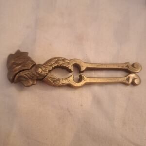 Vintage Brass Nutcracker ROOSTER Poultry CHICKEN Farm Art Deco